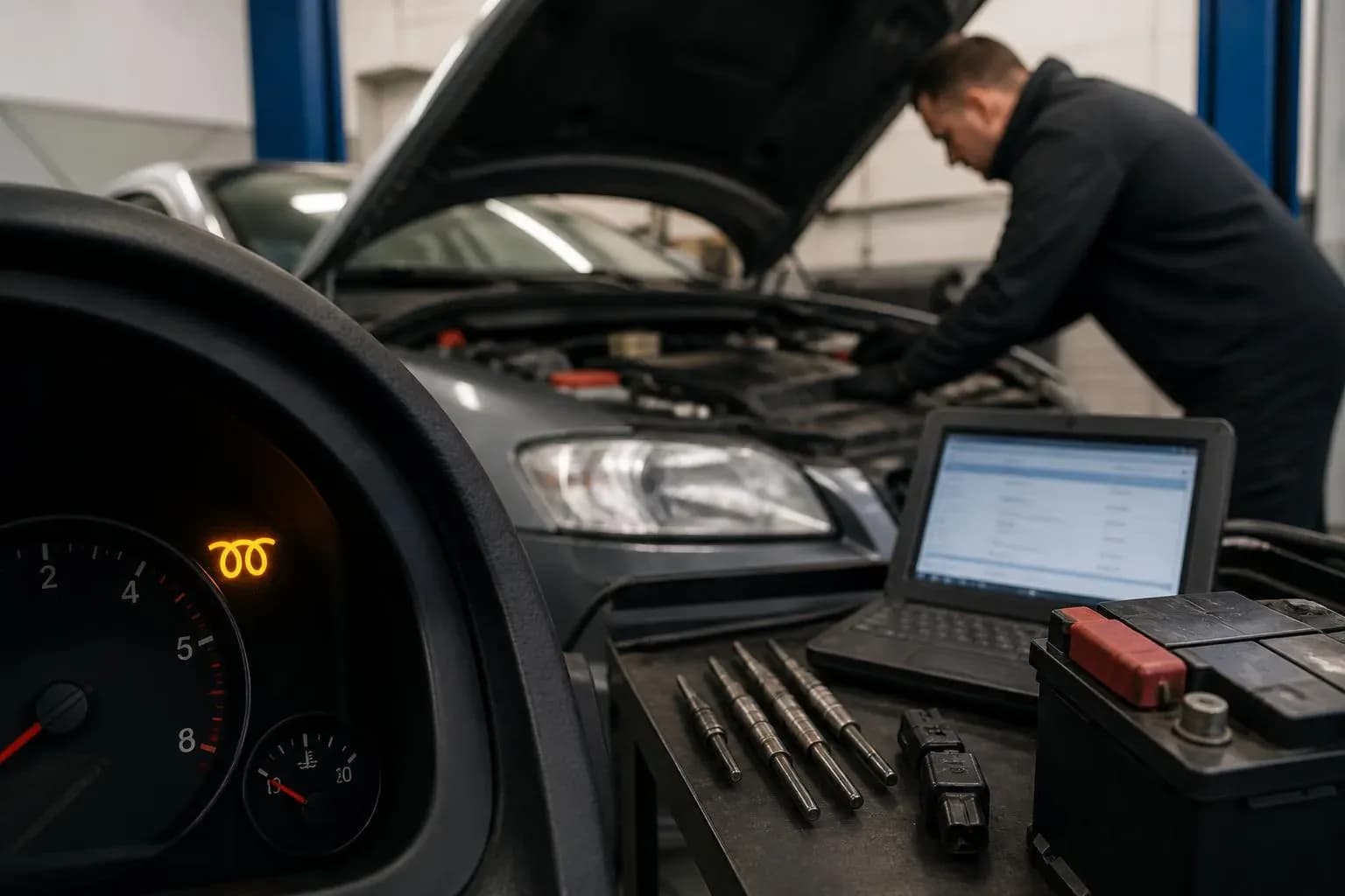 Diesel słabo odpala na zimno i kopci — co sprawdzić?