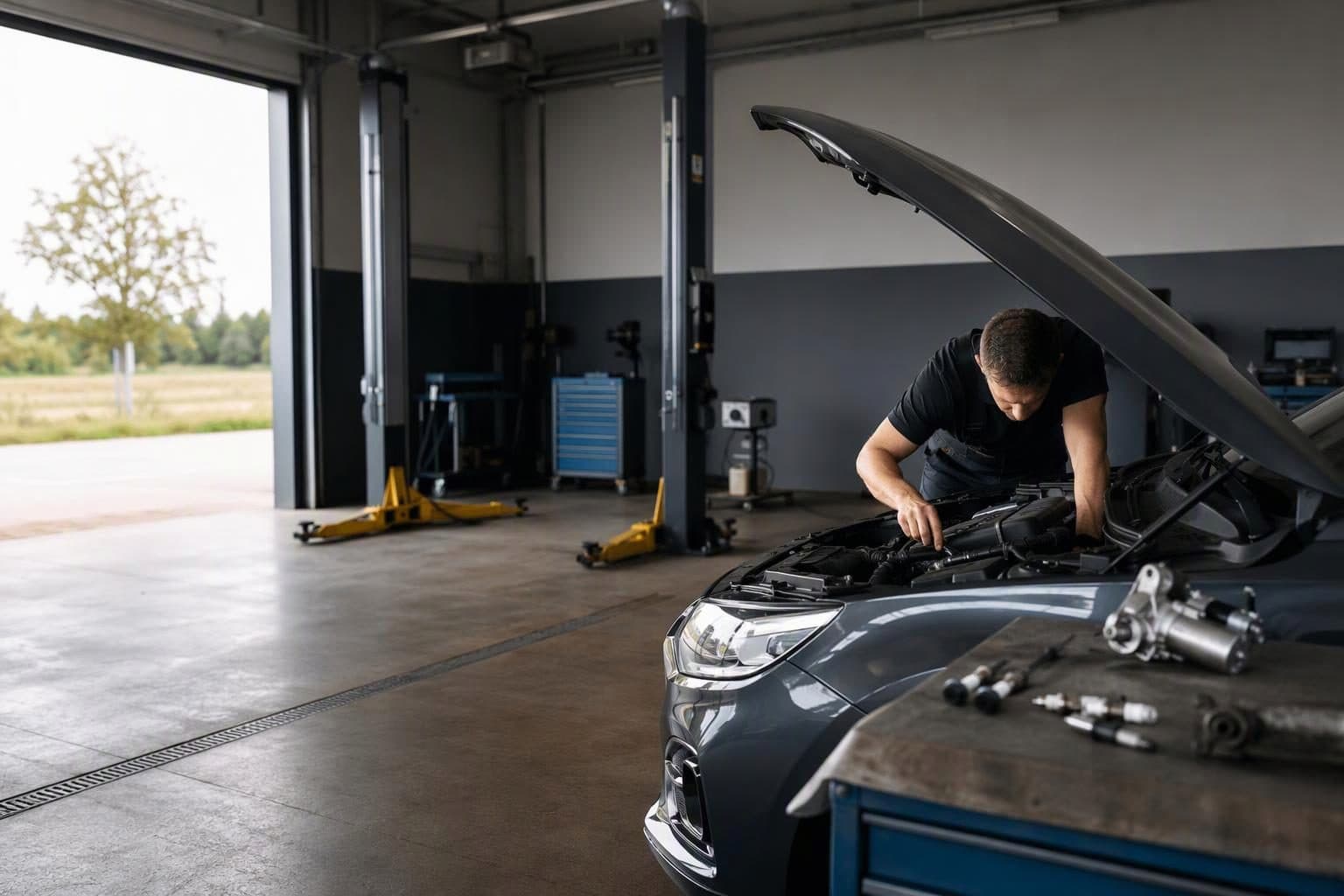 Illustration for article: Car won't start when warm - what to check before the garage