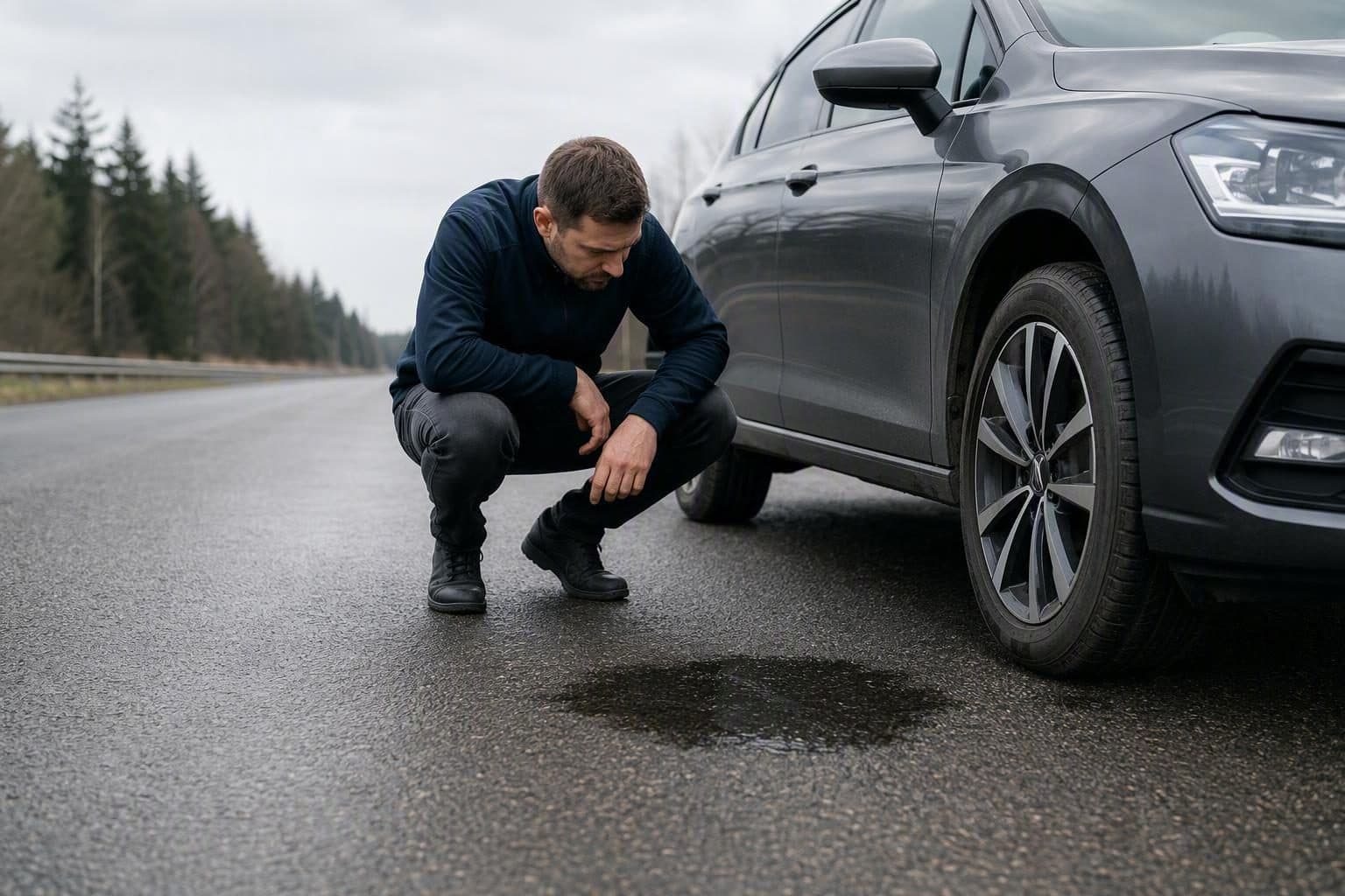 Illustration for article: Brake fluid leak under car - is it safe to drive?