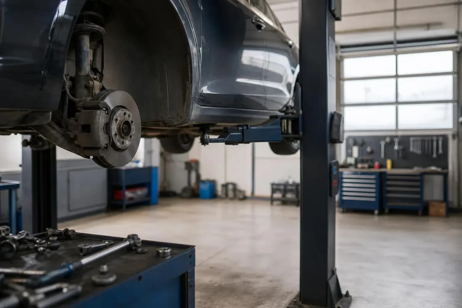 Knocking in the suspension: when to act?