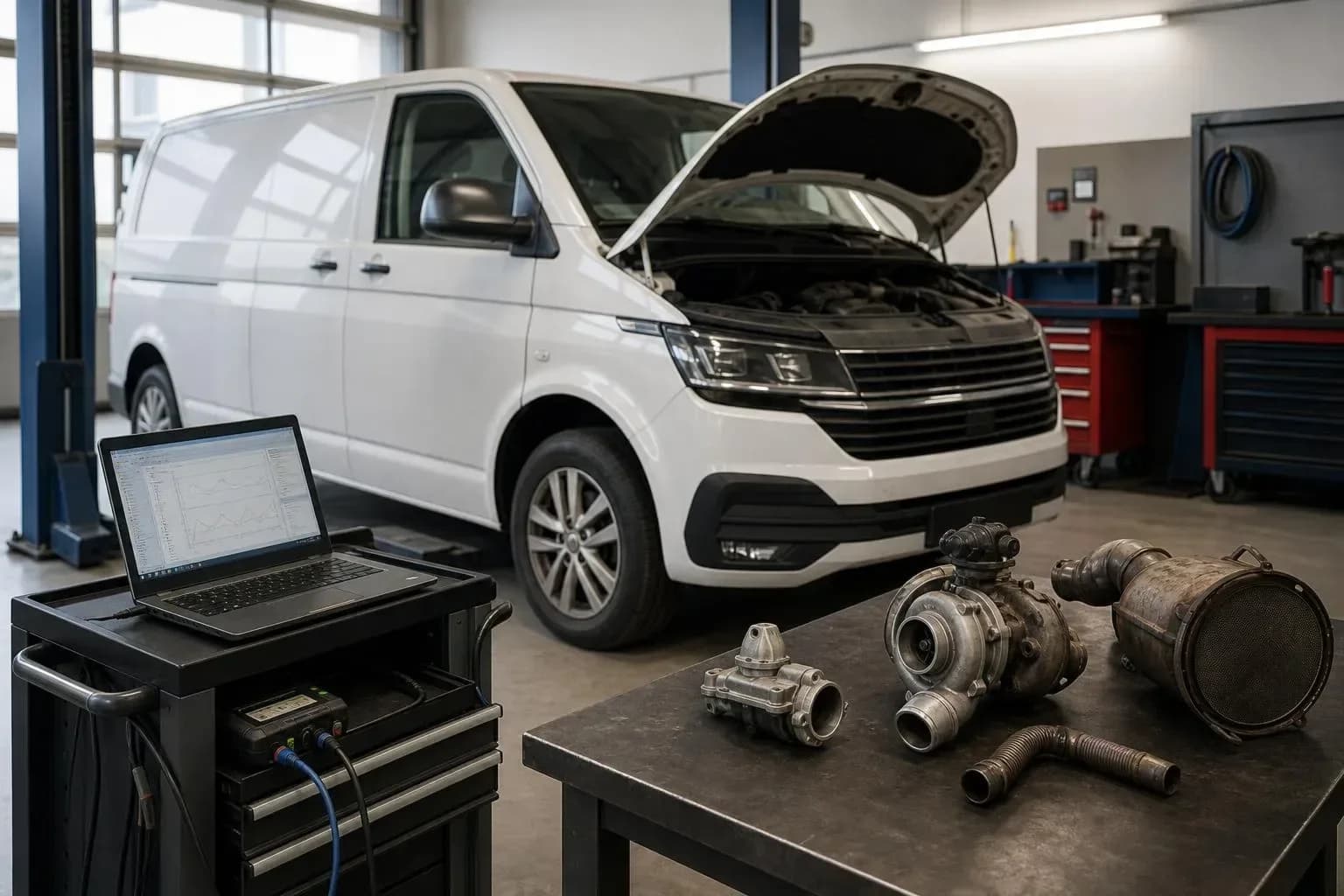 VW Transporter loses power: turbo, EGR or DPF?